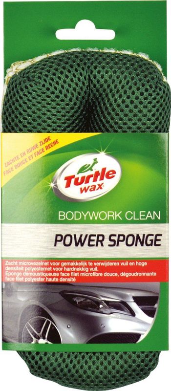 Turtle Wax - Power Spons - Verwijderen van Vuil en Insecten - Microvezel en Polyester