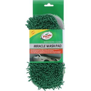 Turtle Wax Miracle Wash Pad Microvezel - Autospons met Een Scrub en Microvezel Kant