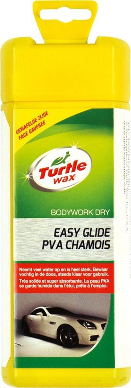 Turtle Wax - Synthetische Zeem - Geel - 43x32cm - Handige Opbergkoker