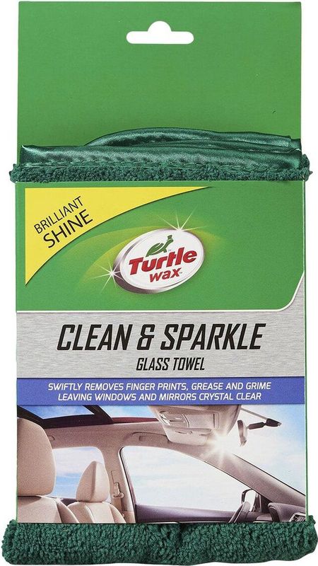 Turtle Wax - Clean & Sparkle - Glasdoek - Microvezel - 1 Stuk