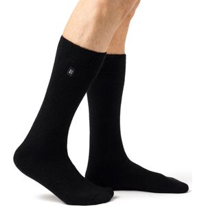 Heatholders Mens Lite Sokken Black - Zwart  mt 39 - 45