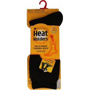 Heat Holders - Ultra Lite - Sokken - Zwart - 1 Paar