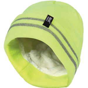 Heat Holders - Hi Vis reflecterende hoed voor heren - Hoi Vis Geel
