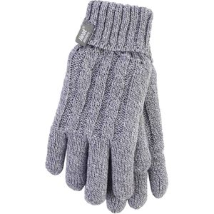HEAT HOLDERS - Dames Heat Weaver Fleece 2.3 tog Winter Handschoenen vor Raynaud (M/L, Lichtgrijs)