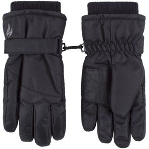 Jongens Winter Fleece Gevoerde Thermische Ski Sneeuw Handschoenen - Zwart