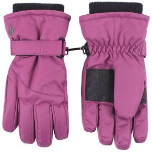 Meisjes Winter Fleece Gevoerde Thermische Ski Sneeuw Handschoenen - Roze