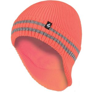 Heat Holders Drop Neck Hat met reflecterende streep - Oranje