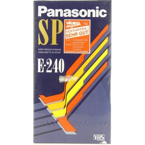 Panasonic SP E-240 VHS Video Cassette 2 Pack