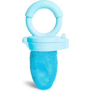 Munchkin Fresh Food Feeder - Fruitspeen - Sabbelzakje - Vanaf 6 Maanden - Blauw