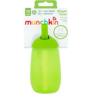 Munchkin Eenvoudig Schoon Rietje Drinkfles - Roze