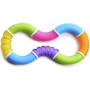 Munchkin bijtring - Bijtringen voor baby's - Bijtspeelgoed - Twisty® Figure 8 - Meerkleurig - BPA-vrij