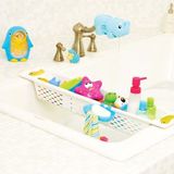 Munchkin Badmand voor Badsppelgoed - Secure Grip Bad Organizer - Makkelijk Badspeelgoed Opbergen! - Verstelbaar