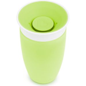 Munchkin Miracle Anti-Lek 360° Drinkbeker - Sippy Cup - Oefenbeker voor Baby en Kind - 296ml - Groen