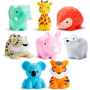 Munchkin - Badspeelgoedset - Wild Spuitende Dieren - 8 Stuks