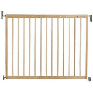Lindam Wall Fix Uitschuifbaar houten veiligheidsrooster