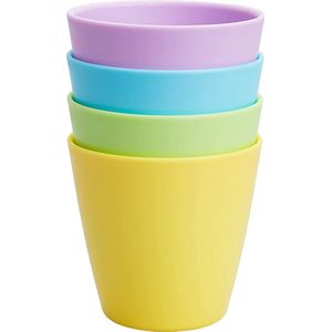 Munchkin Multi Gekleurde Drinkbekers voor Kinderen - Vaatwasserbestendig - Per 4 Stuks - 237ml - Munchkin Kinderservies