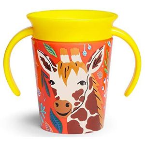 Munchkin Miracle 360° Wildlove Trainer Cup, 6Oz/177Ml, Giraffe