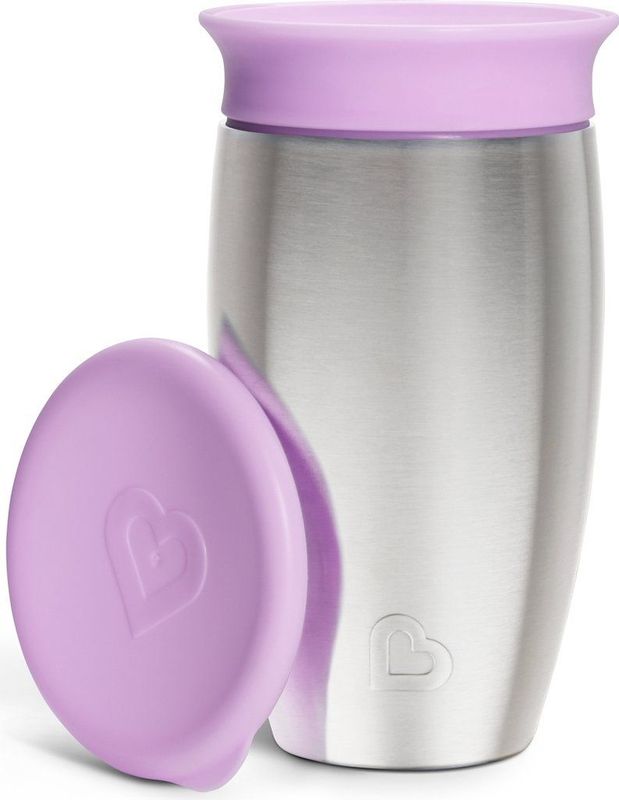 Munchkin Drinkbeker Miracle Sippy Cup Purple Roestvrij Staal