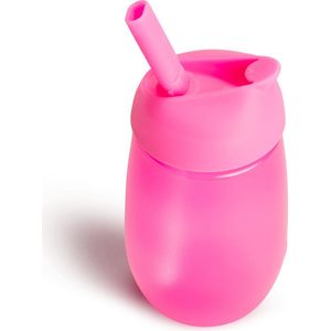 Munchkin - Rietjesbeker - Drinkbeker - Roze - 296ml - Eenvoudig te Reinigen