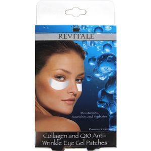 Revitale Collagen And Q10 Anti Wrinkle Eye Gel Patches - 5 sæt