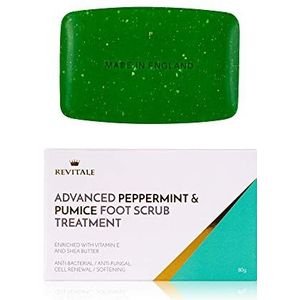 Revitale Geavanceerde Pepermunt & Puimsteen Voet Scrub Zeep – Exfoliërende & Revitaliserende Bar voor de Voeten