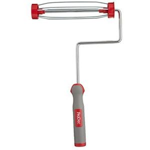 ProDec 9 inch x 1,75"" Soft Grip Handle Heavy Duty professionele verfroller frame met schroefaansluiting voor verlengpalen, 9 ""x 1,75"" 5-draads kooi