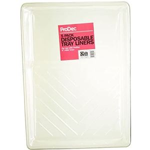 ProDec 5 Stuks Wegwerp 9 inch verfbakvullingen voor snelle kleurwisselingen zonder geknoei zonder verfbakjes uit te wassen, compatibel met ProDec 9 inch verfrollers