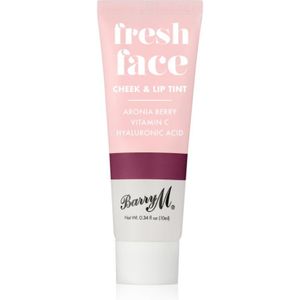 Barry M - Fresh Face - Multifunctionele Lip- en Gezichts Tint - Blackberry - 10 ml