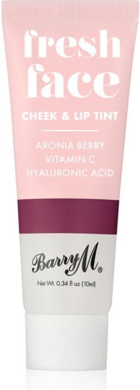 Barry M - Fresh Face - Multifunctionele Lip- en Gezichts Tint - Blackberry - 10 ml