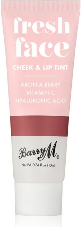 Barry M - Fresh Face - Multifunctionele Lip- en Gezichts Make-up Tint - Deep Rose - 10 ml