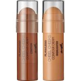 Barry M - Flawless Chisel Cheeks - Bronzer en Highlighter - 2x5 gr - Veganistisch