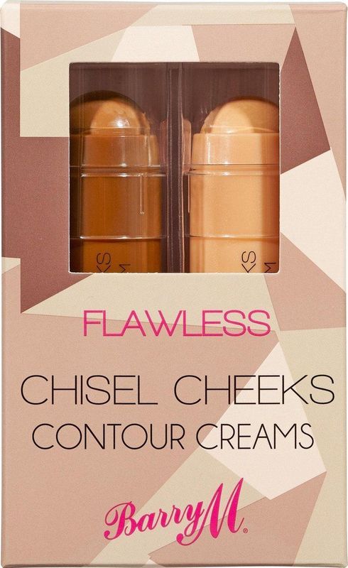 Barry M - Flawless Chisel Cheeks - Bronzer en Highlighter - 2x5 gr - Veganistisch