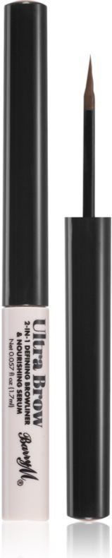 Barry M - Ultra Brow 2-In-1 - Wenkbrauw Make-Up - Medium Bruin