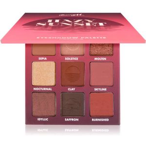 Barry M - Hazy Sunset - Oogschaduw Palette - 9x1,4 g - Natuurlijke Kleuren