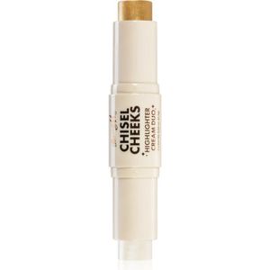 Barry M. Chisel Cheeks Highlighter Cream Duo - Silver/Gold - 12,6 g