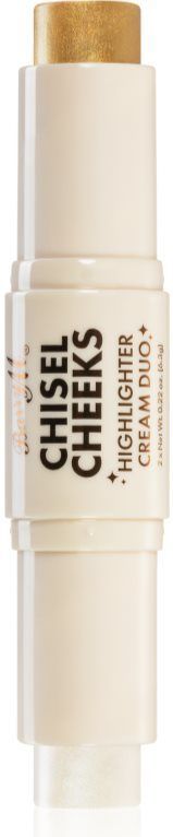 Barry M. Chisel Cheeks Highlighter Cream Duo - Silver/Gold - 12,6 g