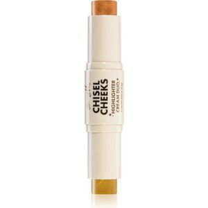 Barry M Chisel Cheeks Highlighter Cream Duo - Goud/Brons