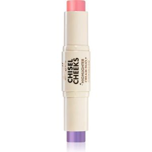 Barry M Chisel Cheeks Highlighter Cream Duo Lilac/Pink