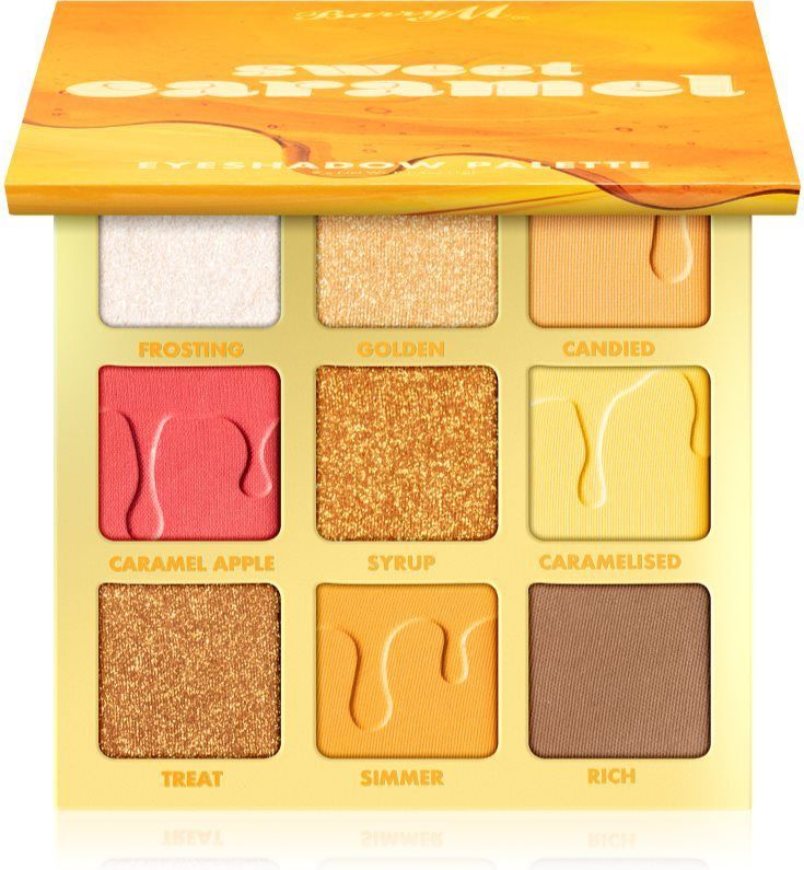 Barry M - Sweet Caramel - Oogschaduw Palette - Warme Tinten