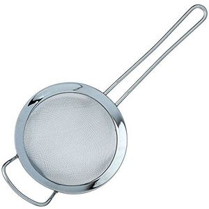 Grunwerg ST-3004 fijne gaaszeef met gepolijste rand en handvat, zilver, 4-inch, 10cm diameter