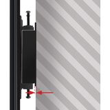 B-Tech - BT8390-WFK1 - Klem - Zwart - BT8390-VESA200F - 200T - 400F - 400T - 45 mm