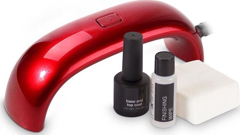 Rio - 14-daagse Gelnagels - Set met Led-UV-lamp - Inclusief Basis- en Toplaag Gellak