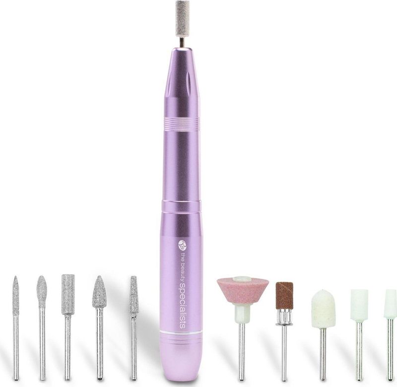 RIO Naef - Elektrische Nagelfrees - Hand- & Voetverzorging - Draadloos - Inclusief 11 Opzetstukken en 66 Schuurrolletjes