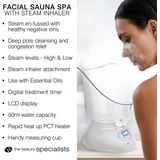 Rio FSTE2 - Gezichtssauna - Inclusief Stoominhalator - Digitale Timer