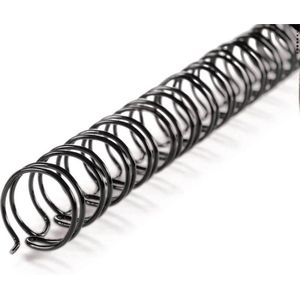 GBC WireBind Drahtbinderücken, schwarz, 8mm (100), Schwarz, 70 Blätter, Metall, A4, 8 mm, 100 Stück(e)