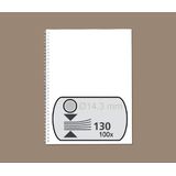 GBC Drahtbinderücken 34 Ringe 14mm VE=100 Stück silber