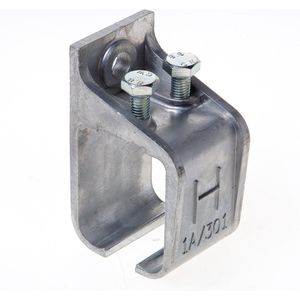 Henderson Raildrager,aluminium voor wandmontage, 1AX/301