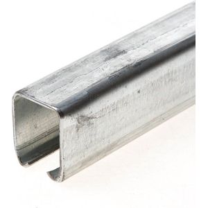 Bovenrail - Staal Sendzimir Verzinkt - 290 mm - Geschikt Voor 200 kg Deuren