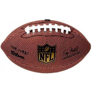 Wilson American Football, Amerikaans voetbal, NFL Micro ""The Duke"" voor kinderen, voor vrije tijd en verzamelaars, 17 x 10 cm, bruin, PVC, F1637