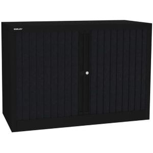 Bisley roldeurkast 70x100x43cm - Lichtgrijs RAL  7035